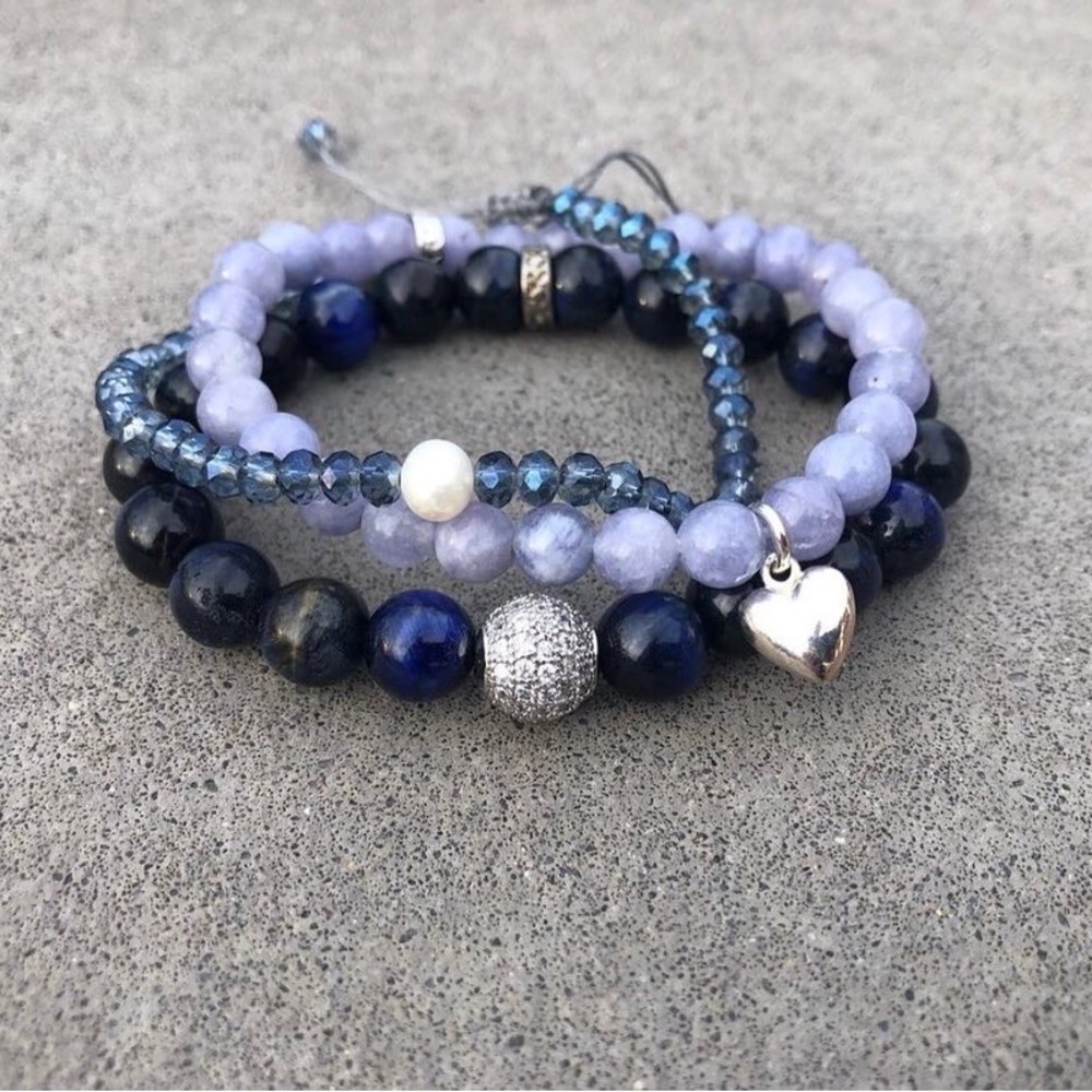 Caroline Roussel Jewelry set of 3 bracelets.